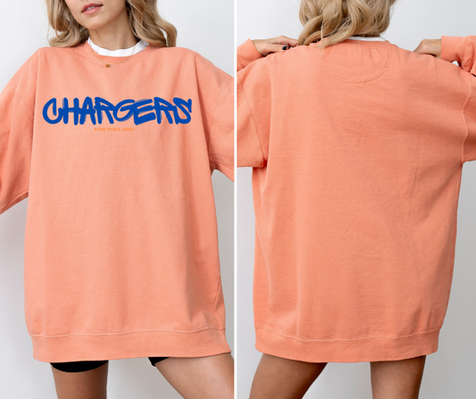 Chargers Tangerine sweatshirt