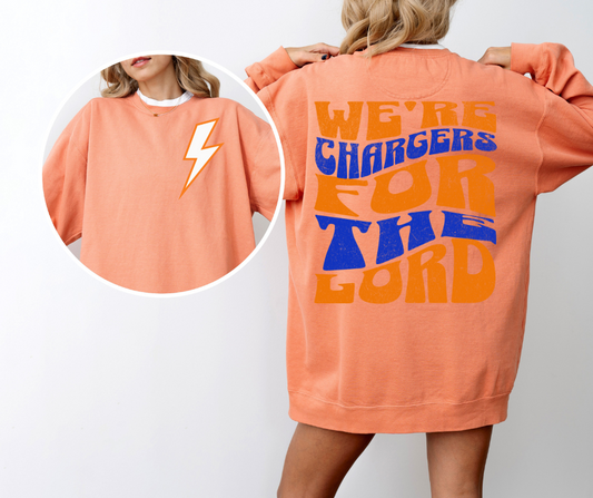 We're Chargers for the Lord - Tangerine