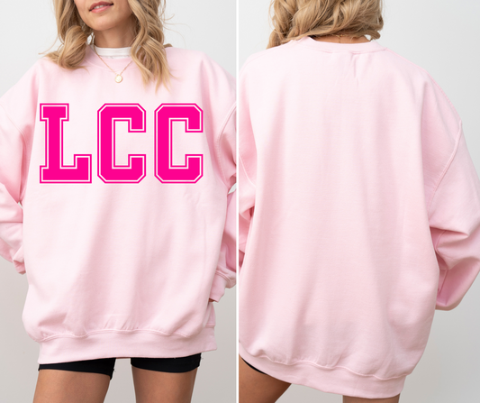 Pink LCC sweatshirt